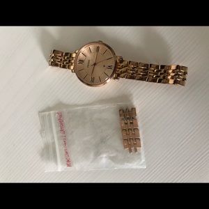 Rose Gold Fossil Watch